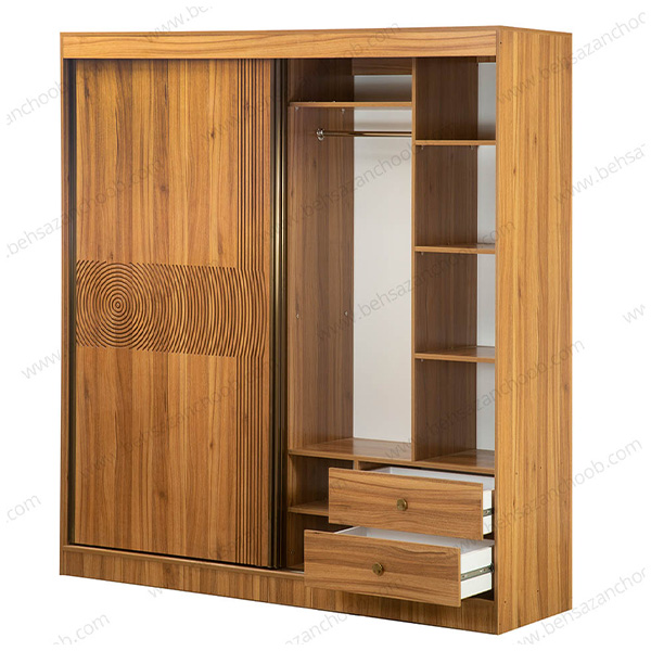 کمد لباس ام دی اف درب ریلی KM106